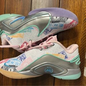 Nike LeBron 22 Monopoly basketball shoes- Pink, Mint, Lavender, Silver